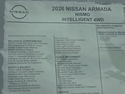 2026 Nissan Armada NISMO