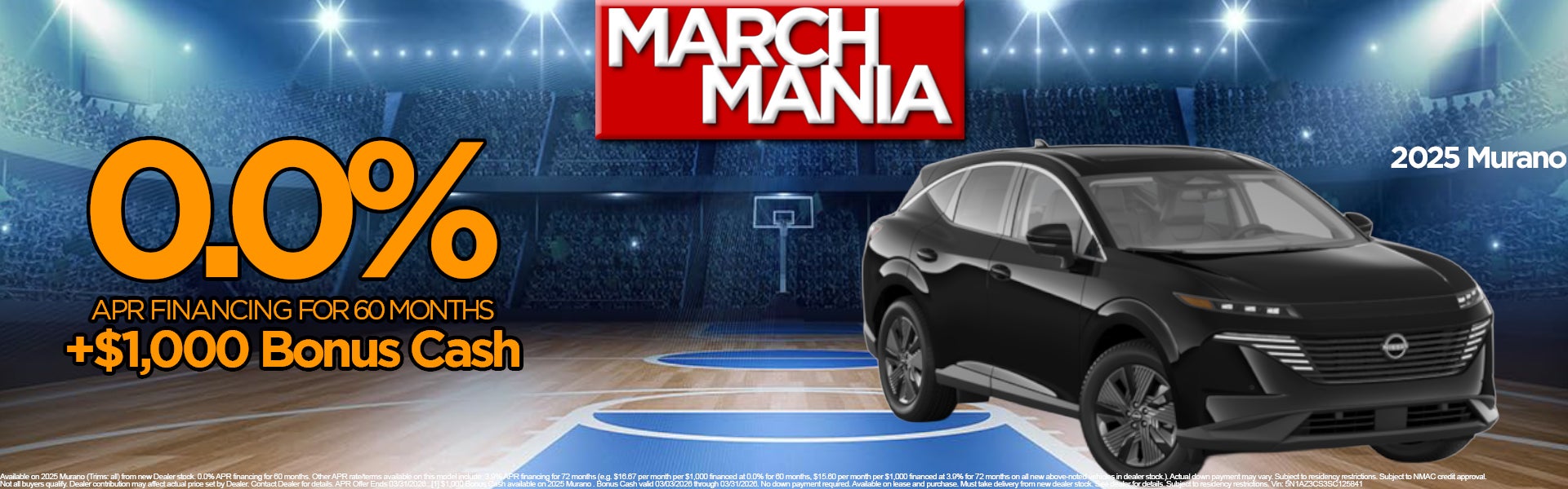 Murano 0.0% + Bonush Cash